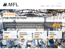 Tablet Screenshot of mfl.at